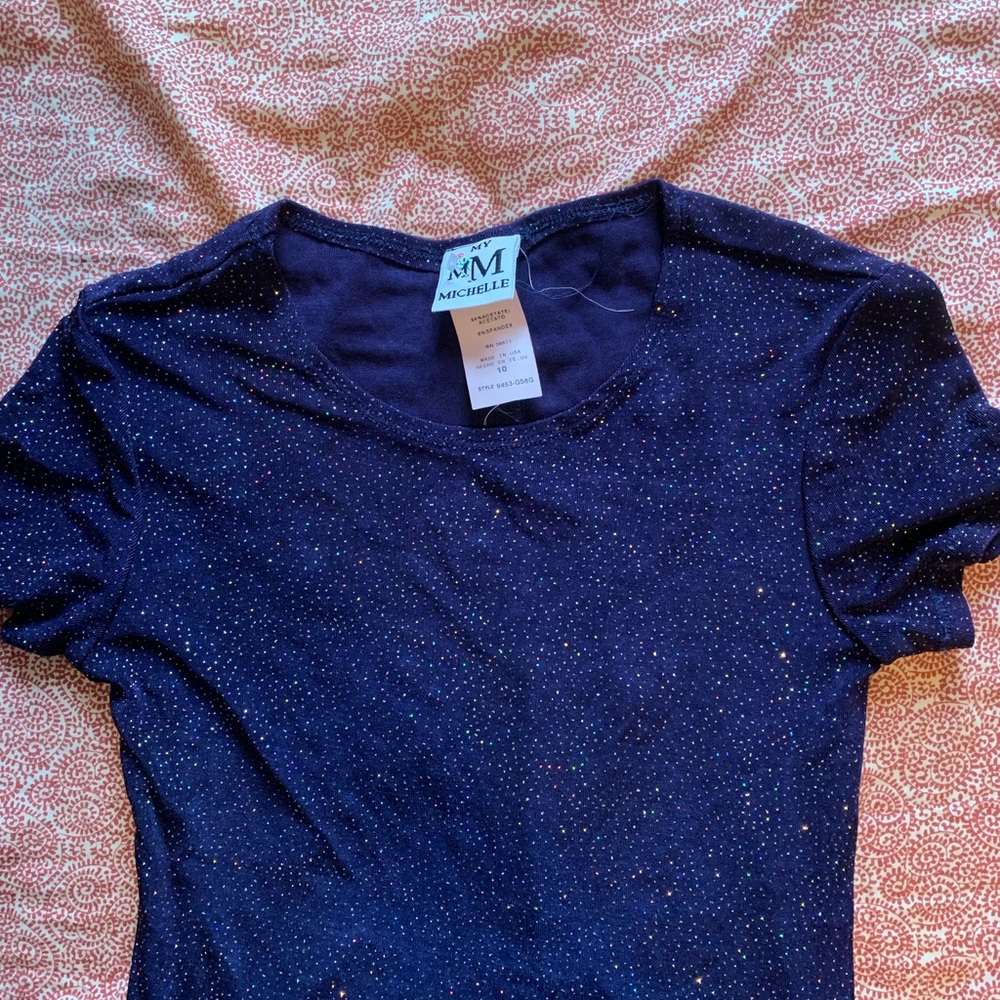 rainbow sparkle purple velvet dress t shirt